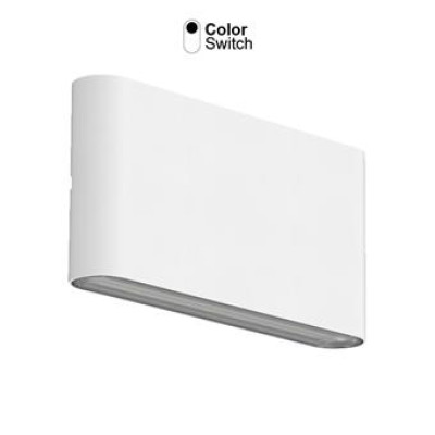 LED Wandleuchte NOE, 2x30°, weiss230V/10W, 3000/4000/5700°K, 950-1060lm, CRI80,