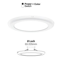 SYNO UNIVERSAL, Ø235, opal, 120°, weiss, 