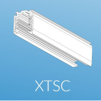 Aufbau-Stromschiene weiss 3m 6L nur Dali dimmbar