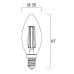 ToLEDo RT Candle 4.5W  CL 470LM 827 E14